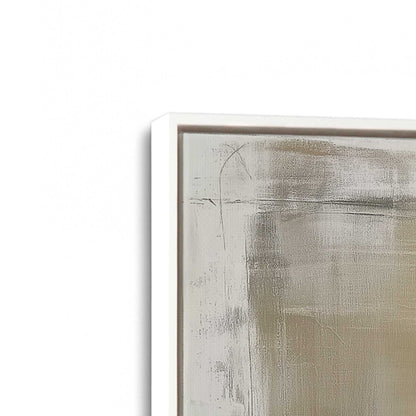 [Color:Opaque White], Picture of art in a White frame at an angle