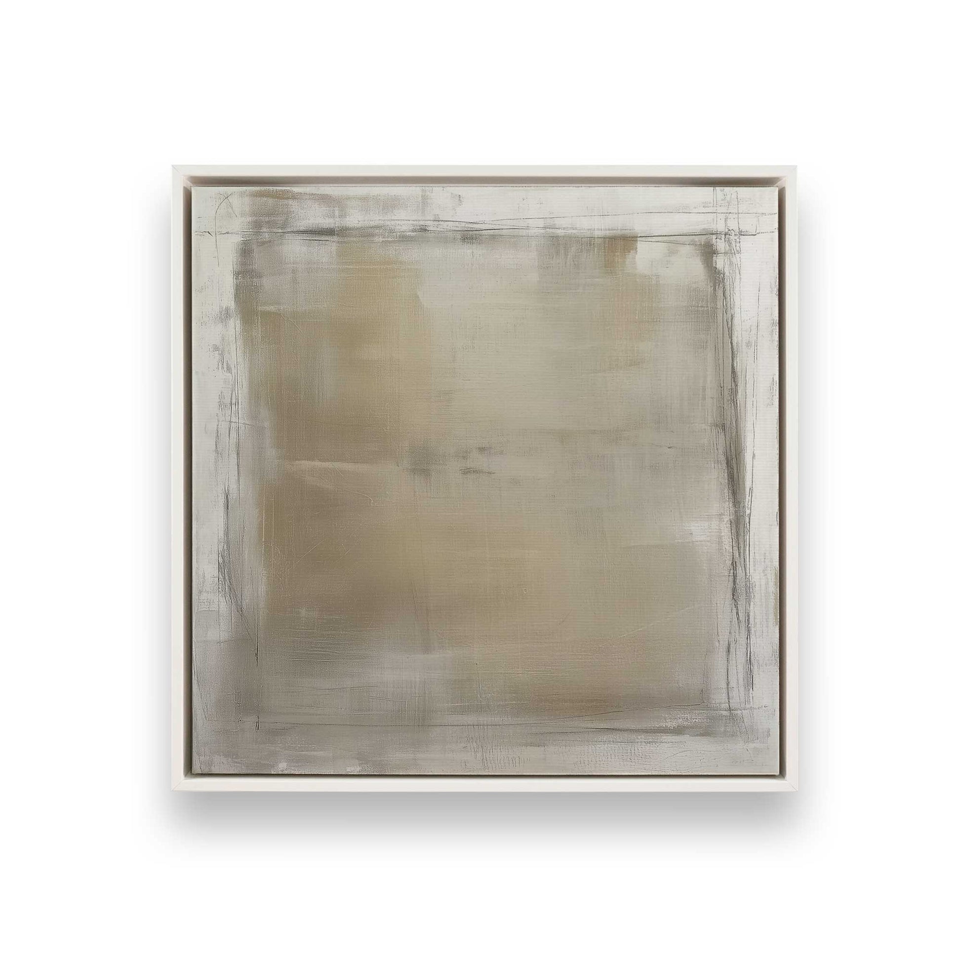 [Color:Opaque White], Picture of art in a White frame