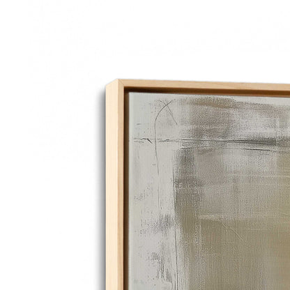 [Color:American Maple], Picture of art in a American Maple frame at an angle