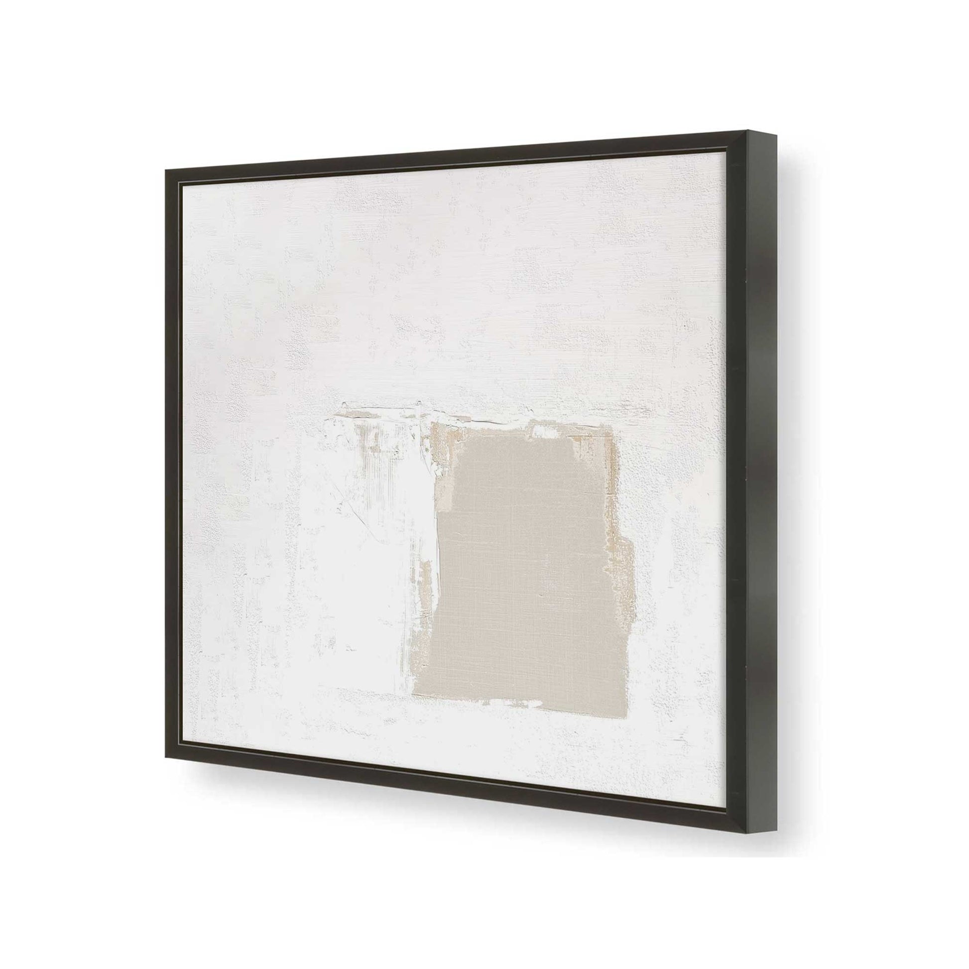 [Color:Satin Black], Picture of art in a Satin Black frame of the corner
