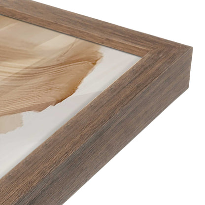 [Color:Walnut], Picture of art in a Walnut frame at an angle
