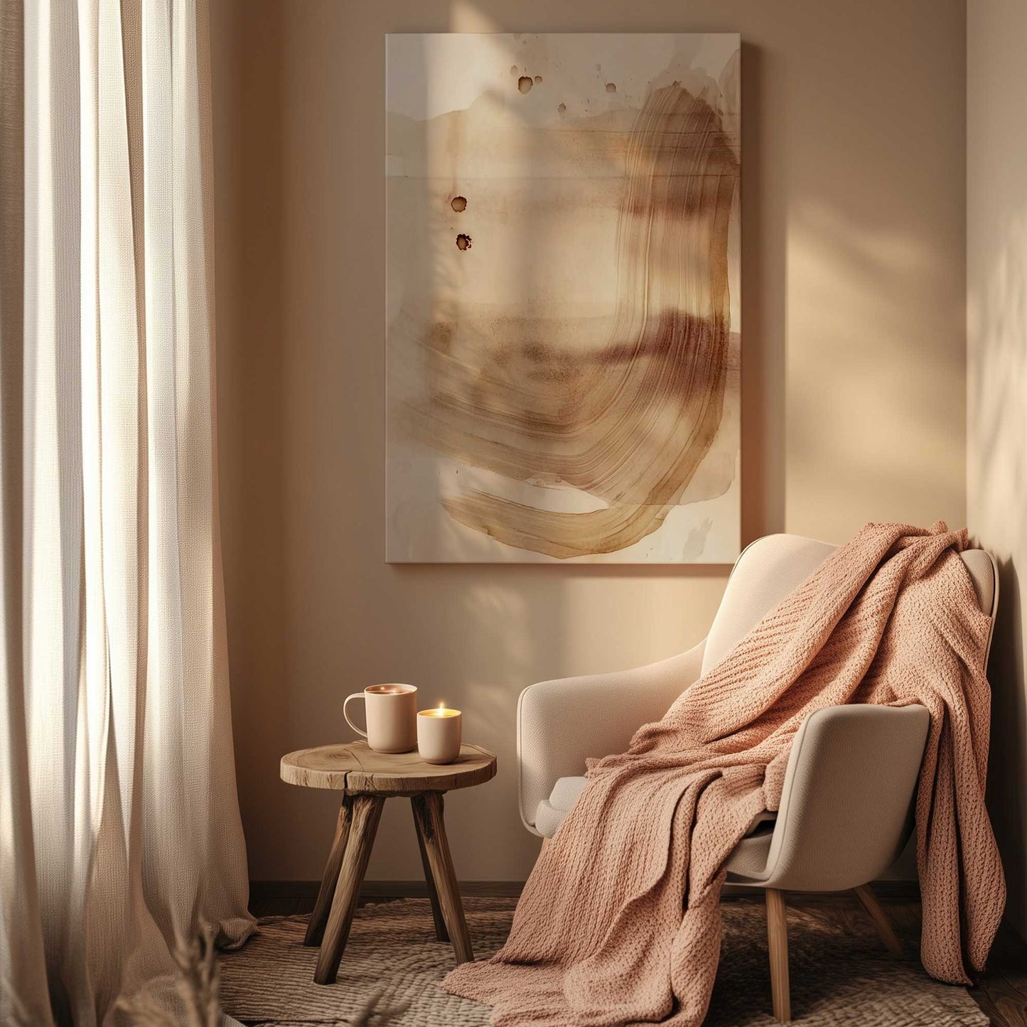 Picture of art in a room