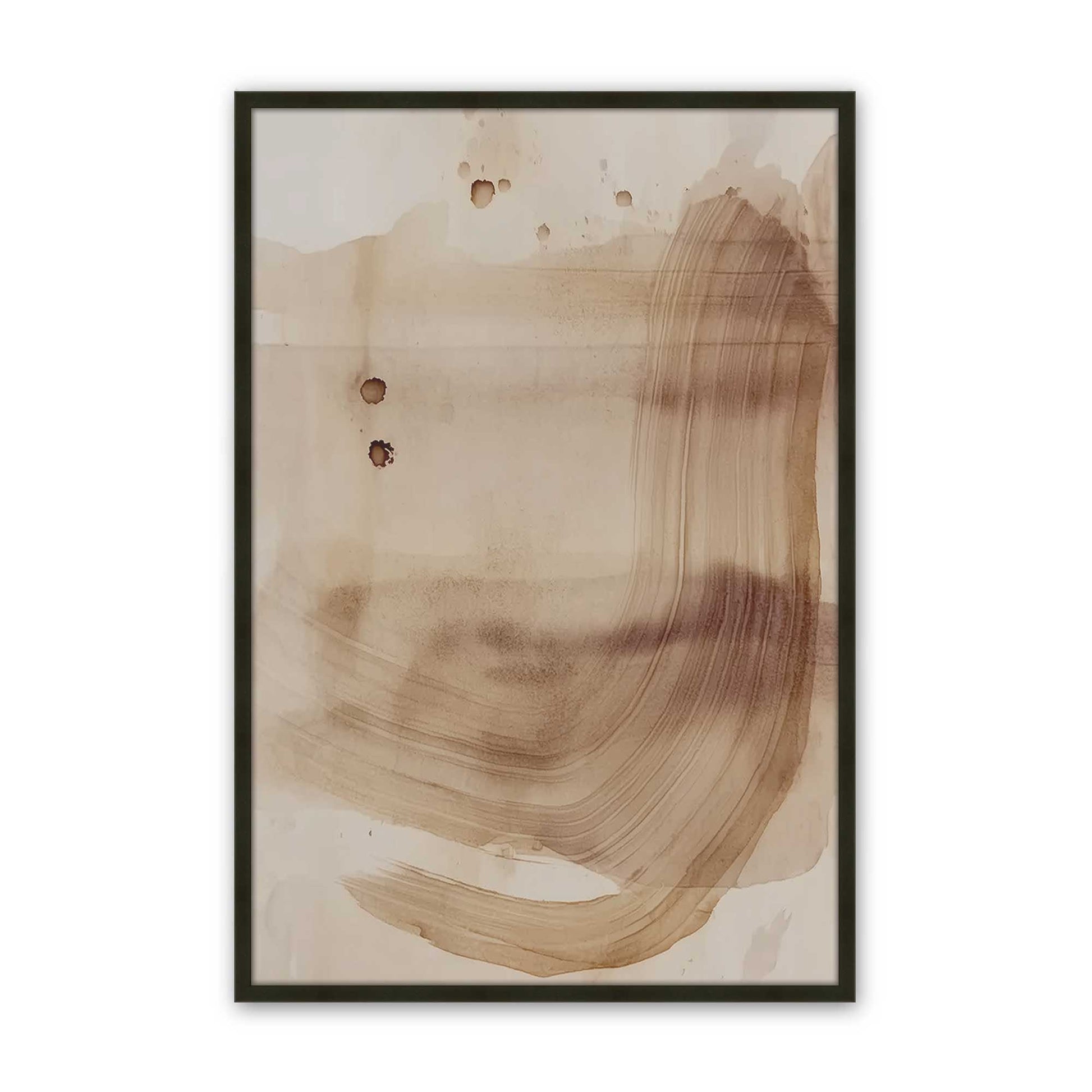 [Color:Satin Black], Picture of art in a Satin Black frame