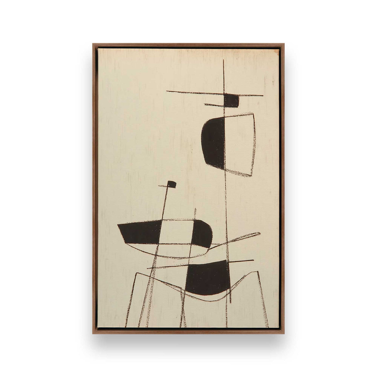 [Color:Walnut], Picture of art in a Walnut frame