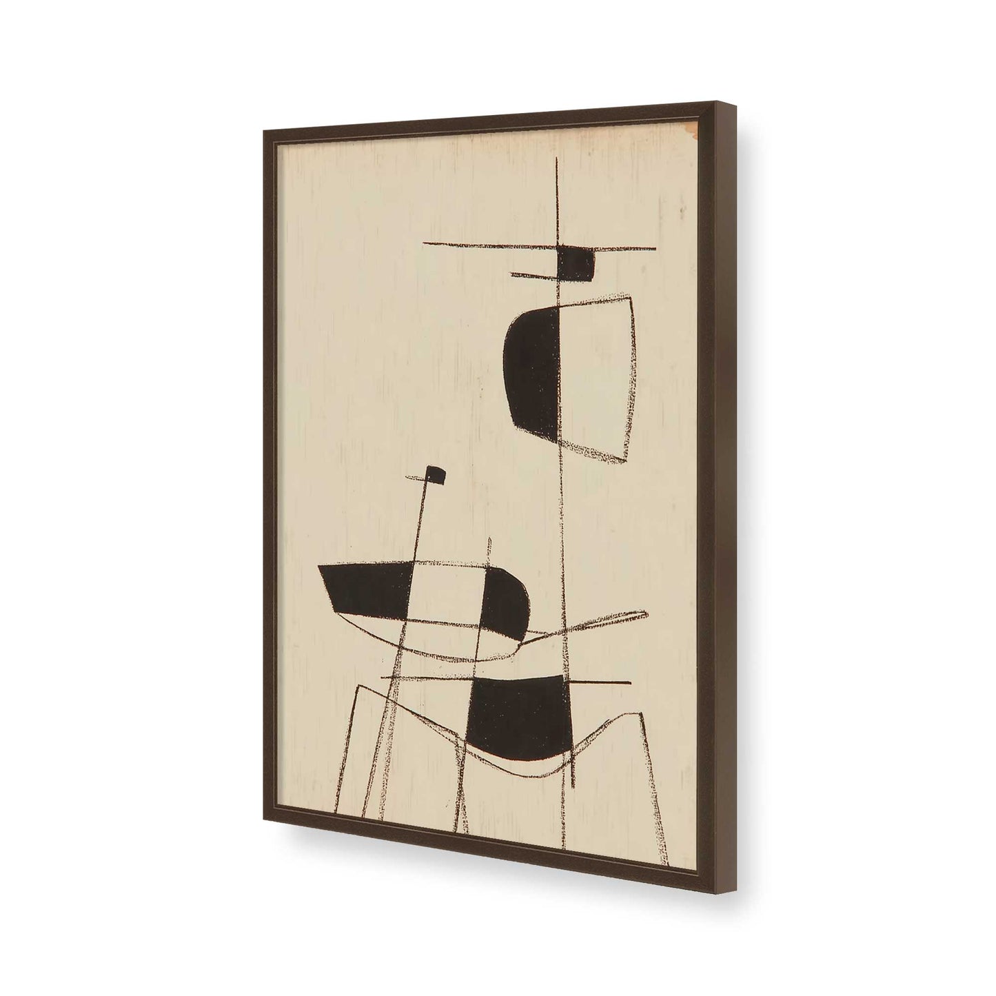 [Color:Belvinder Brown], Picture of art in a Belvinder Brown frame of the corner