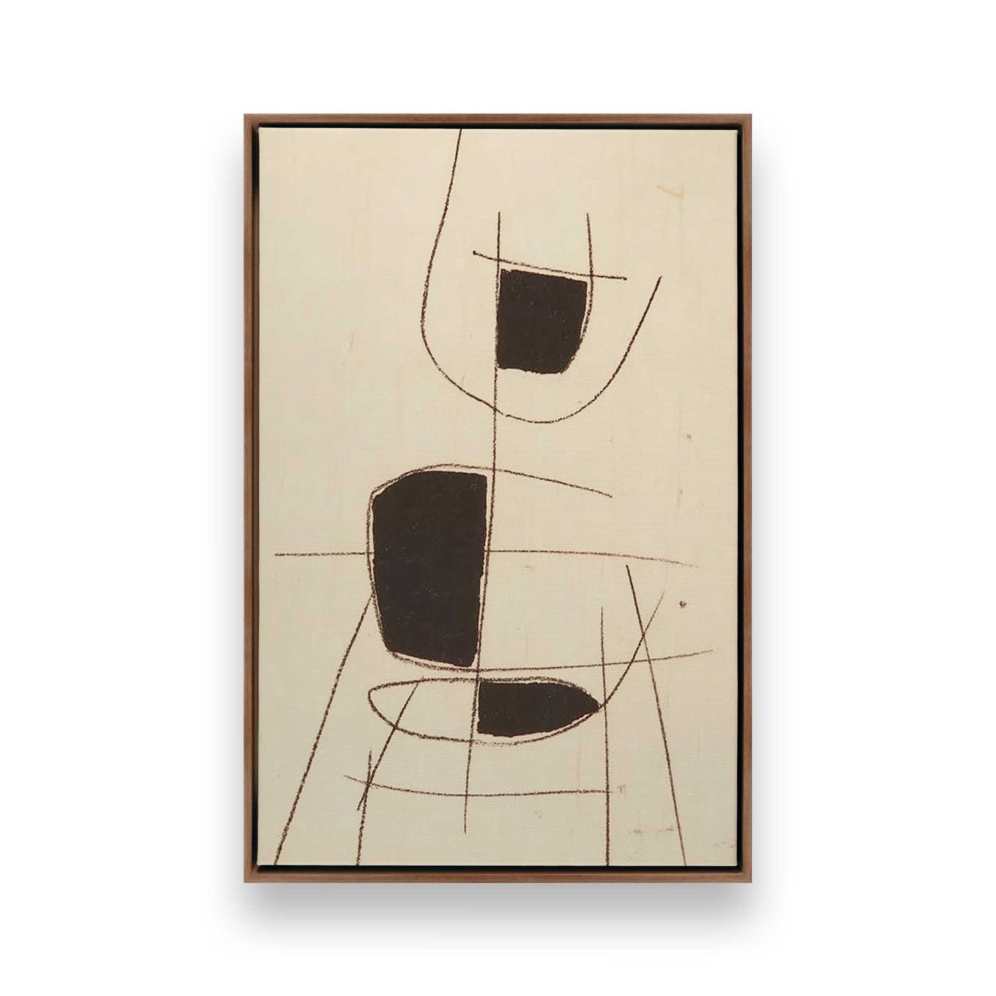 [Color:Walnut], Picture of art in a Walnut frame