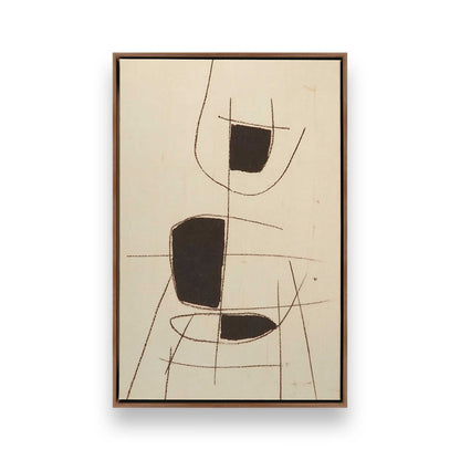 [Color:Walnut], Picture of art in a Walnut frame