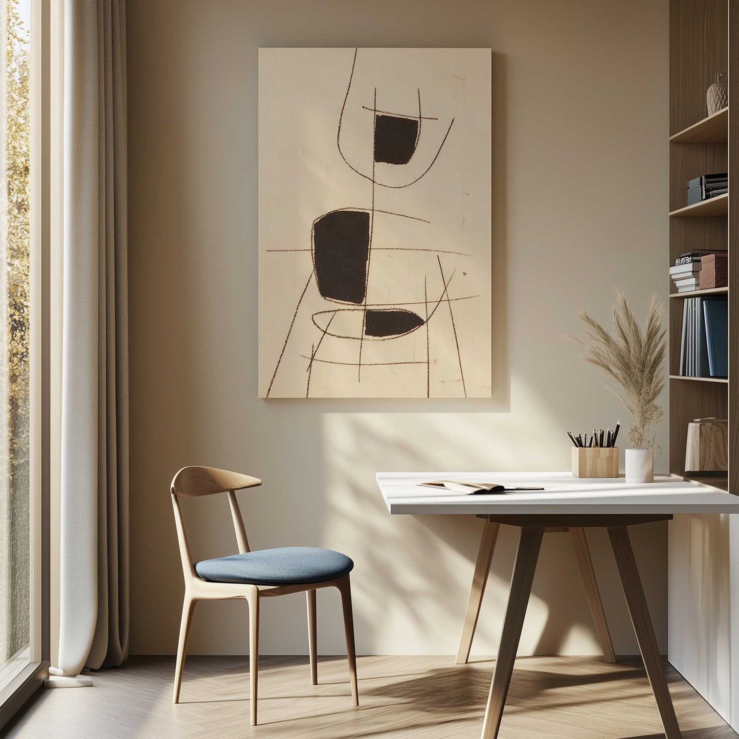 Picture of art in a room