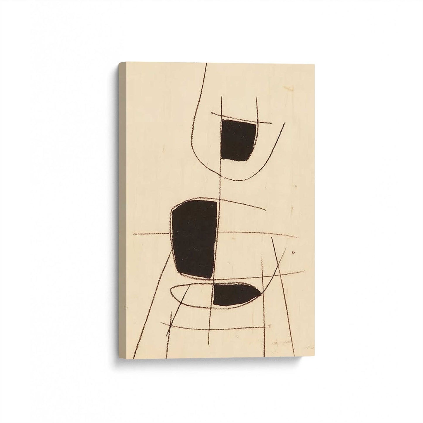 [Color:Stretched Canvas], Picture of art at an angle