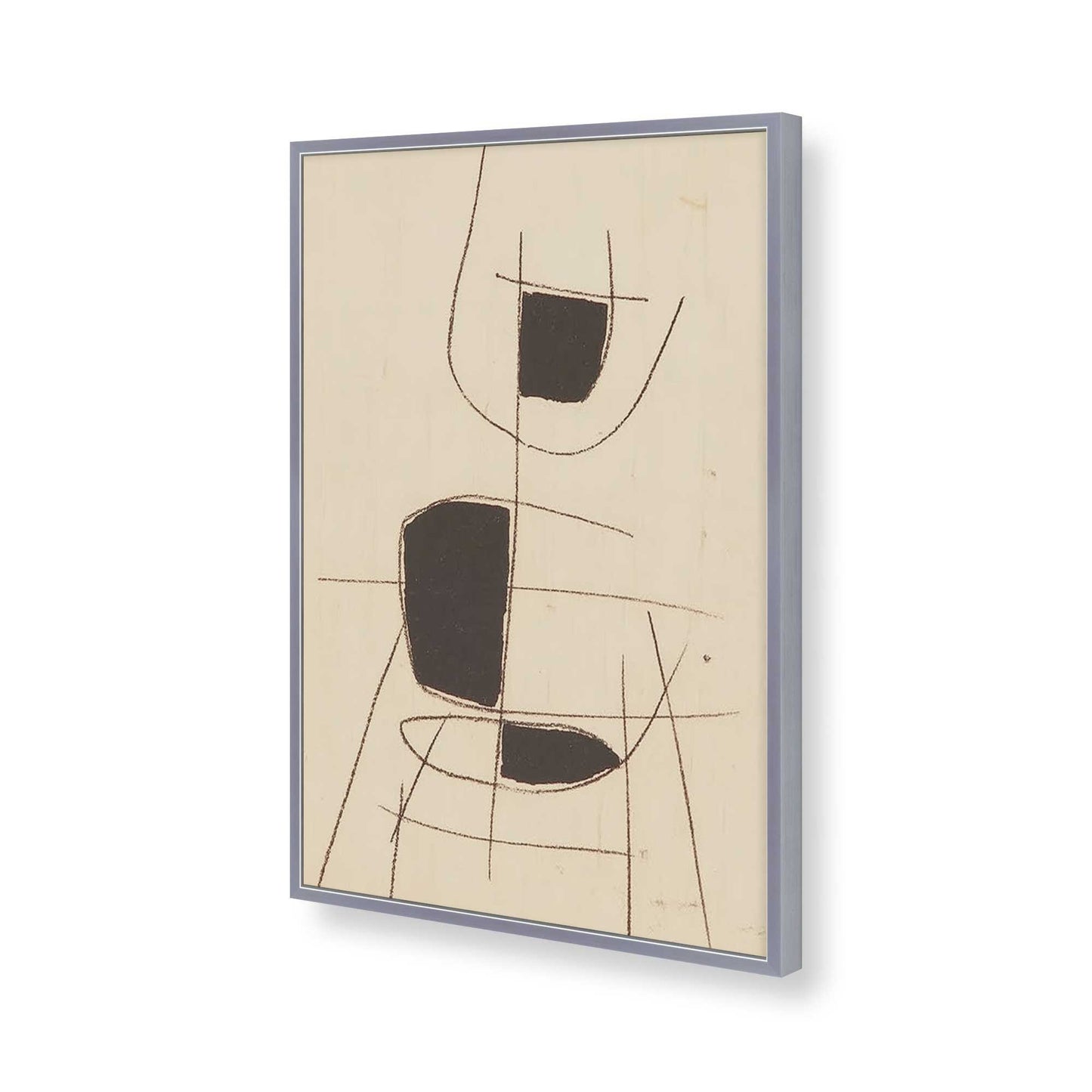 [Color:Polished Chrome], Picture of art in a Polished Chrome frame of the corner
