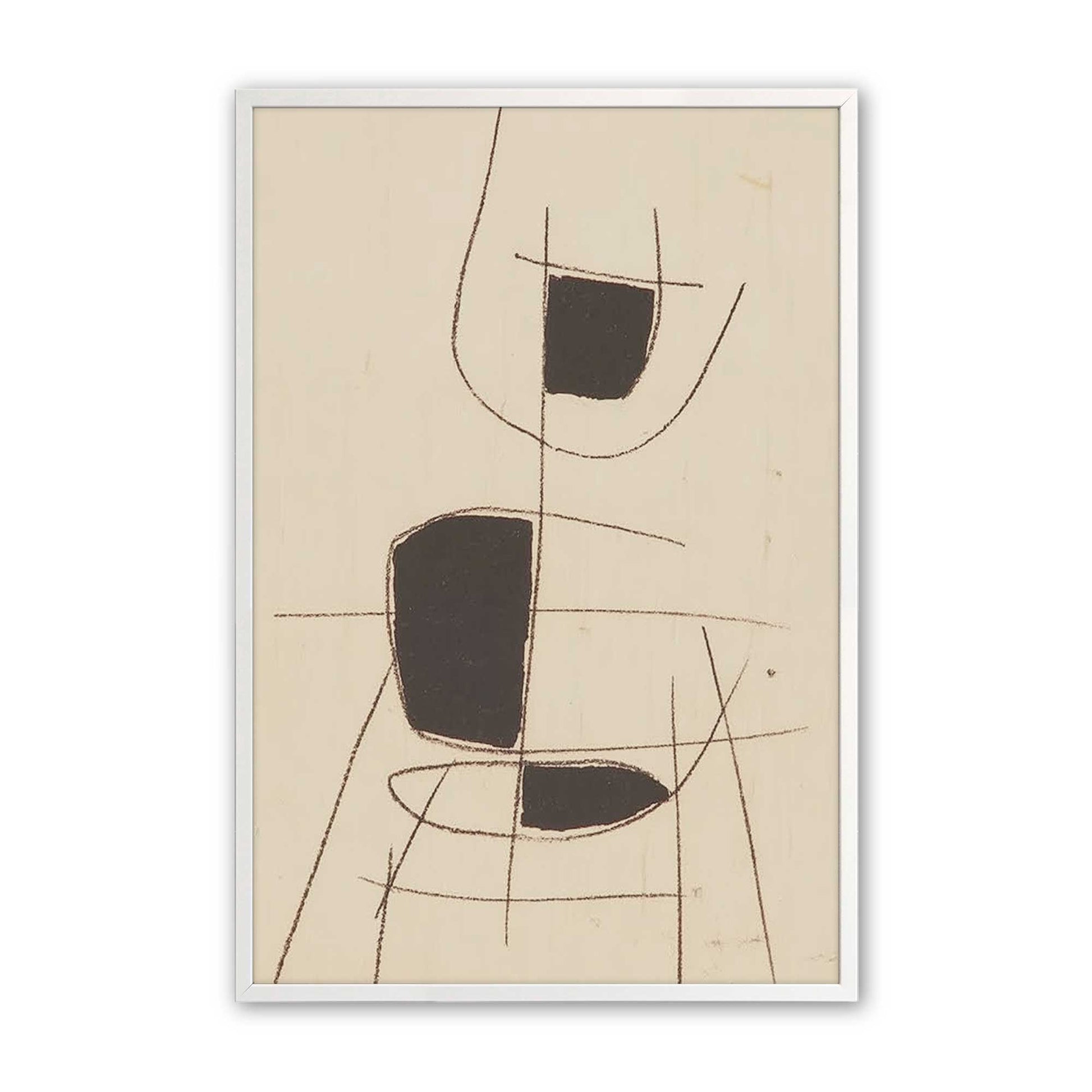 [Color:Opaque White], Picture of art in a Opaque White frame