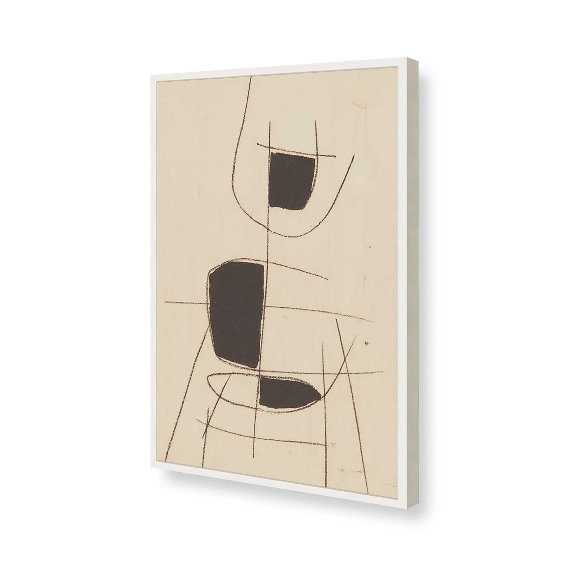 [Color:Opaque White], Picture of art in a Opaque White frame of the corner