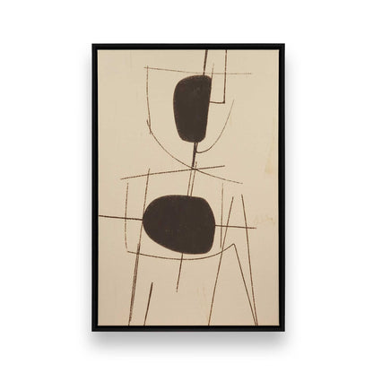 [Color:Satin Black], Picture of art in a Satin Black frame