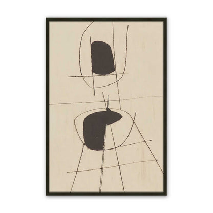 [Color:Satin Black], Picture of art in a Satin Black frame