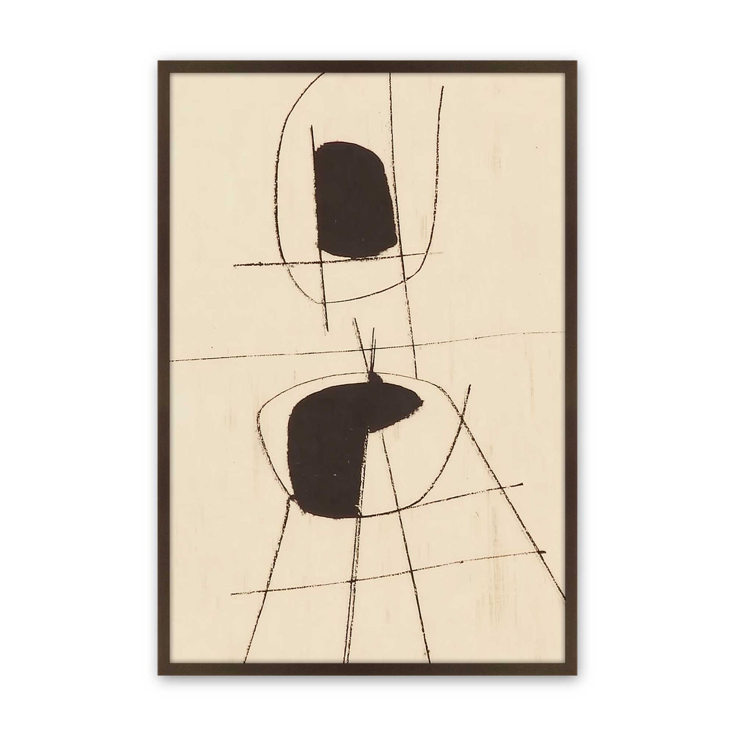 [Color:Belvinder Brown], Picture of art in a Belvinder Brown frame