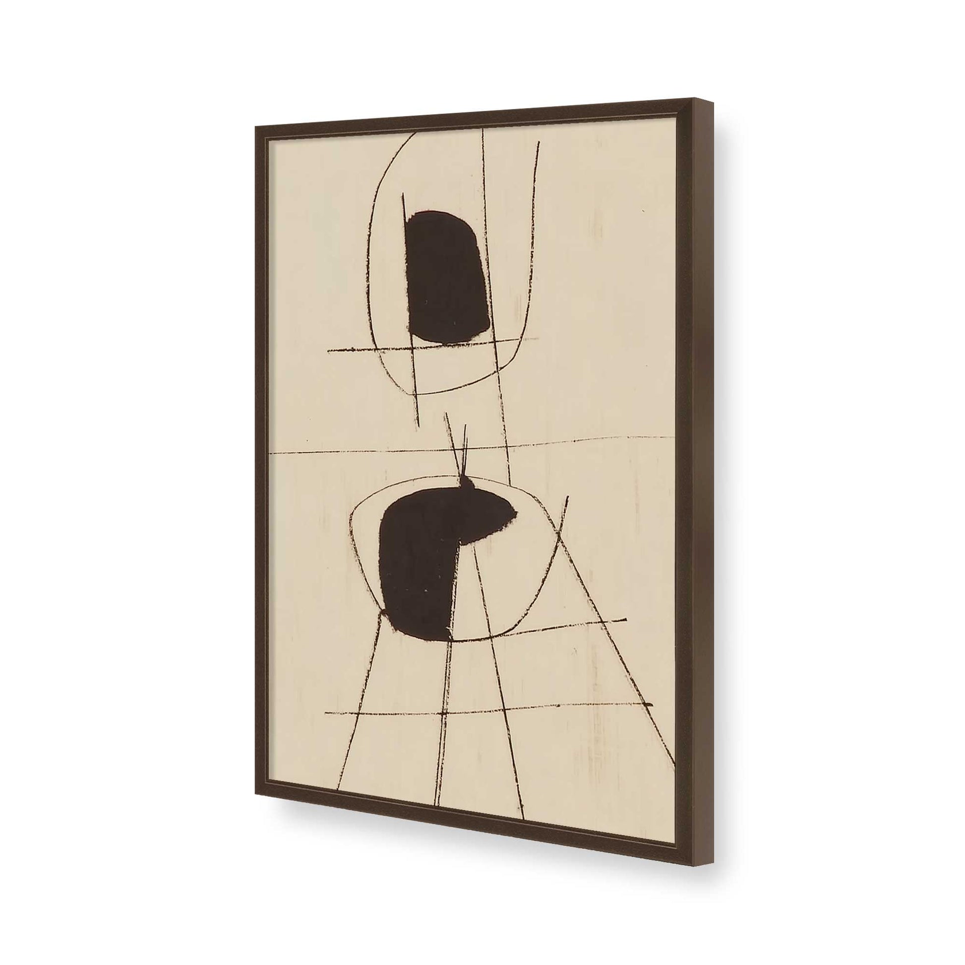 [Color:Belvinder Brown], Picture of art in a Belvinder Brown frame of the corner
