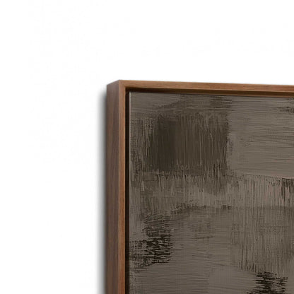 [Color:Walnut], Picture of art in a Walnut frame at an angle