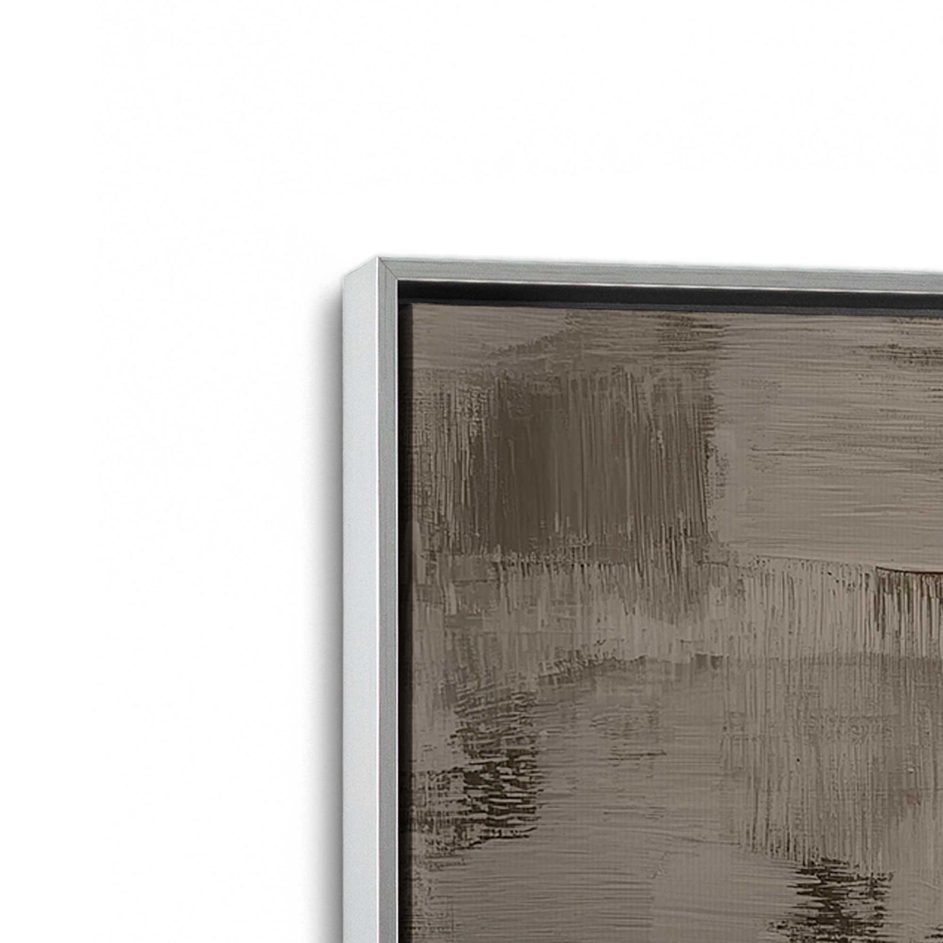 [Color:Polished Chrome], Picture of art in a Polished Chrome frame at an angle