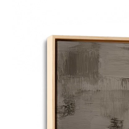 [Color:American Maple], Picture of art in a American Maple frame at an angle