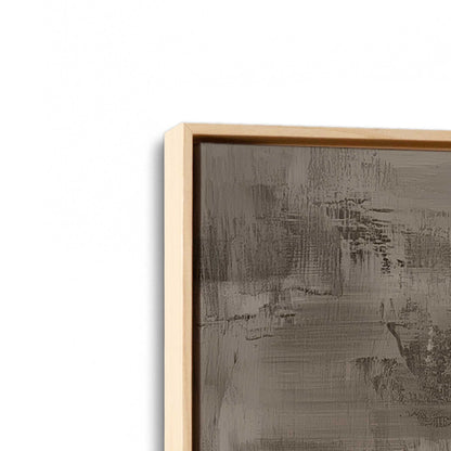 [Color:American Maple], Picture of art in a American Maple frame at an angle