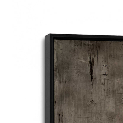 [Color:Satin Black], Picture of art in a Satin Black frame at an angle