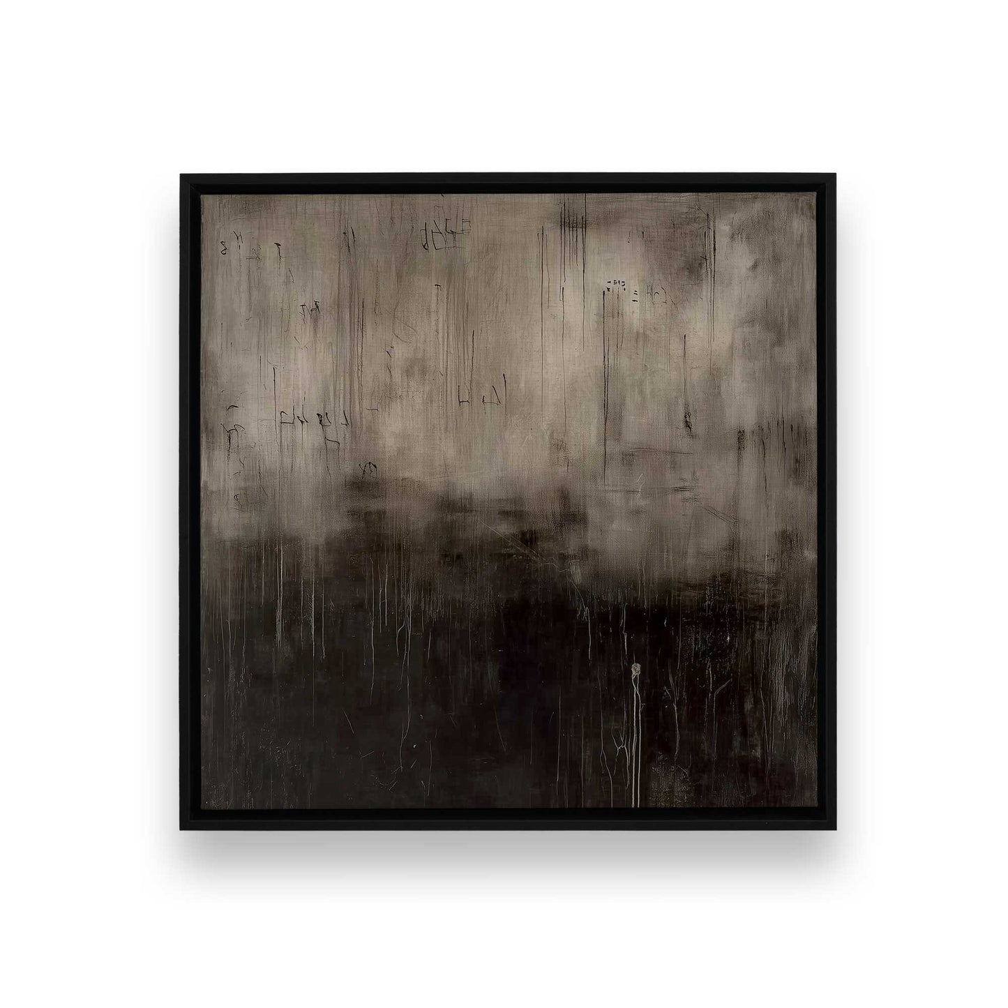 [Color:Satin Black], Picture of art in a Satin Black frame
