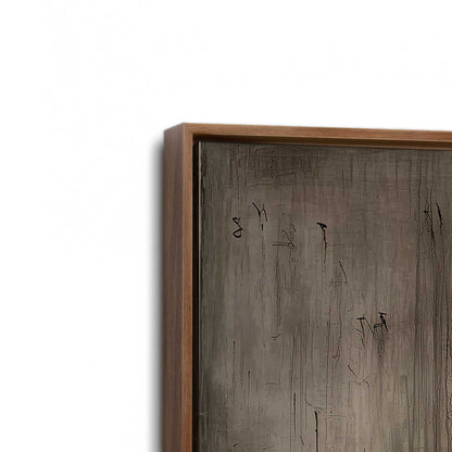 [Color:Walnut], Picture of art in a Walnut frame at an angle