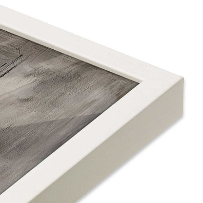 [Color:Opaque White], Picture of art in a Opaque White frame at an angle