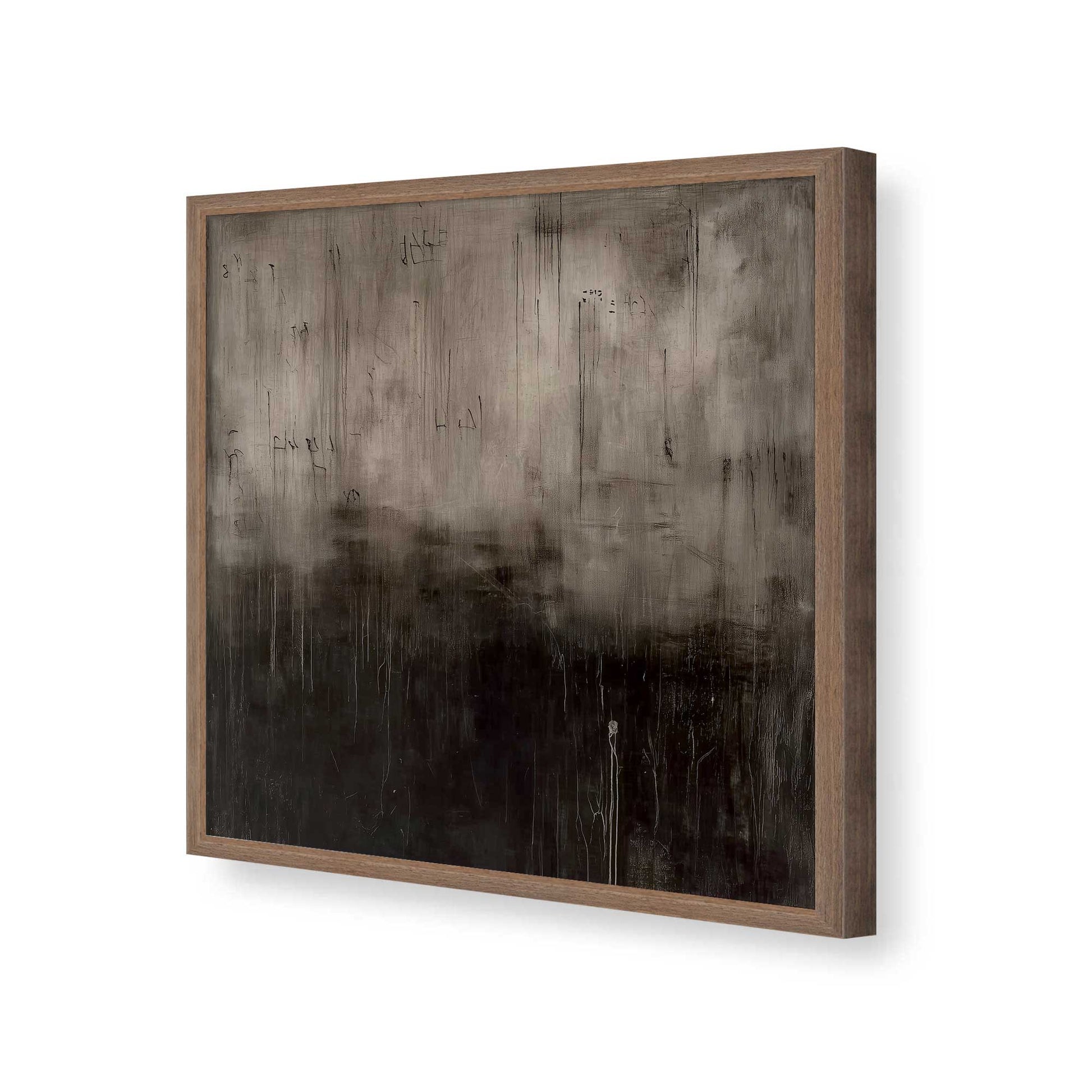 [Color:Walnut], Picture of art in a Walnut frame of the corner