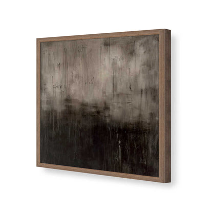 [Color:Walnut], Picture of art in a Walnut frame of the corner
