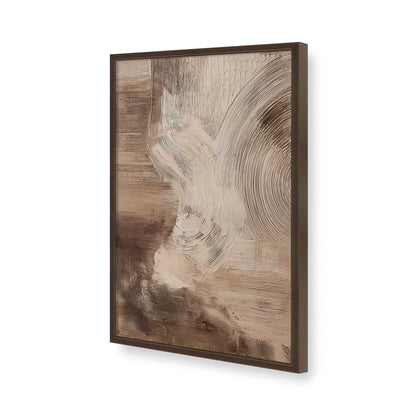 [Color:Brown], Picture of art in a Brown frame of the corner