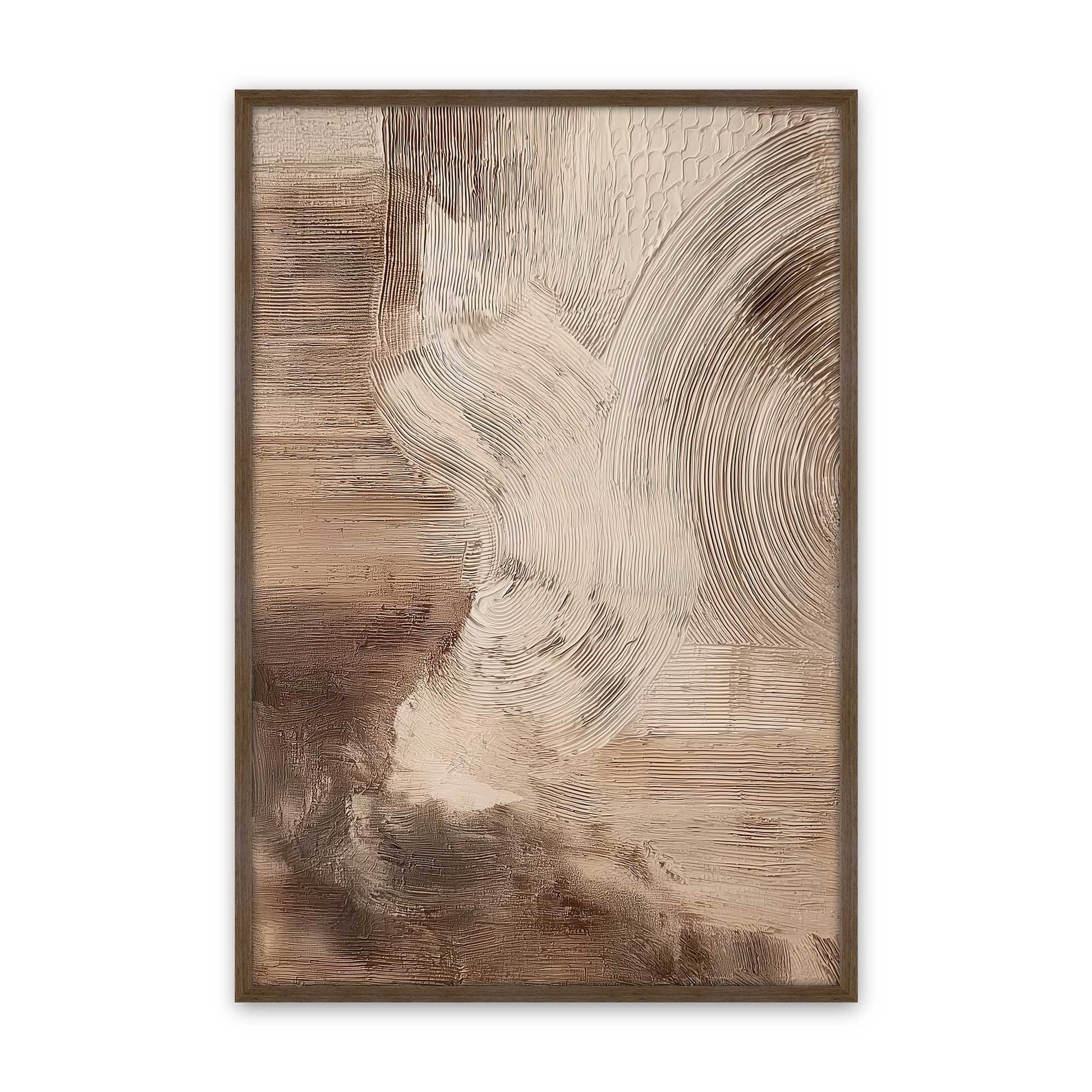 [Color:Walnut], Picture of art in a Walnut frame
