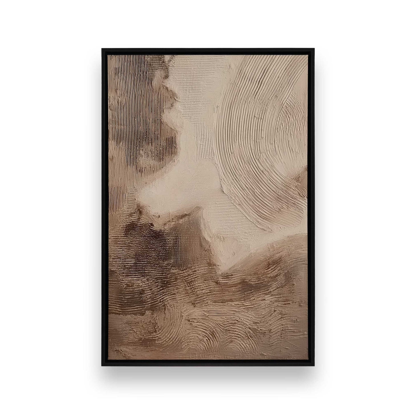 [Color:Satin Black], Picture of art in a Satin Black frame