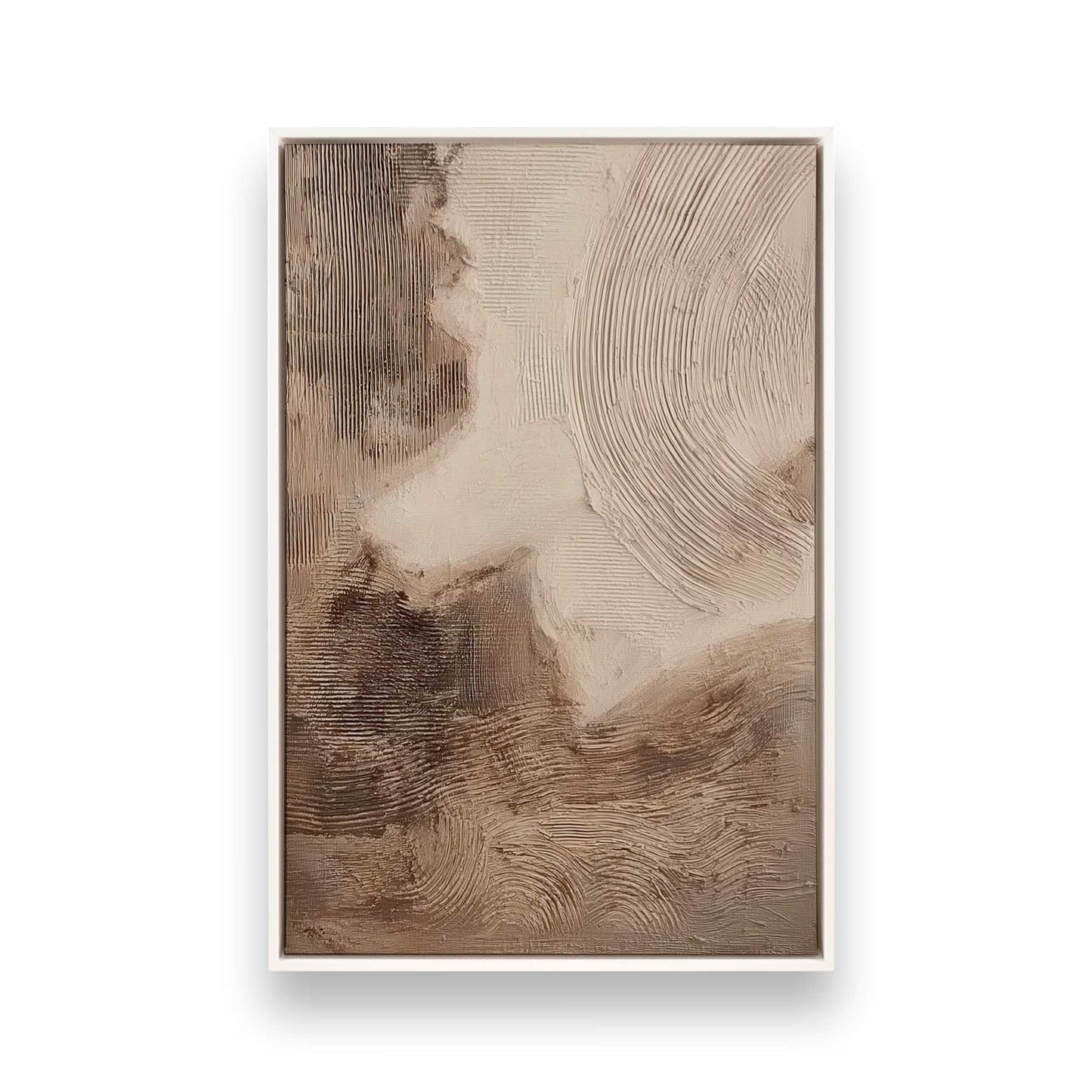 [Color:Opaque White], Picture of art in a White frame