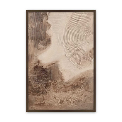 [Color:Brown], Picture of art in a Brown frame