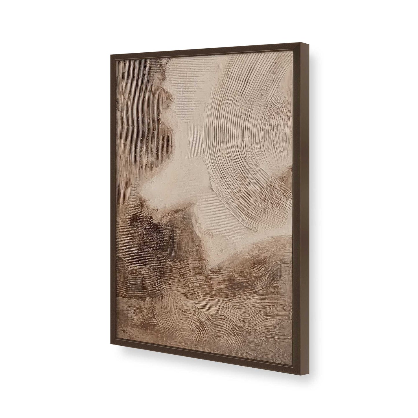 [Color:Belvinder Brown], Picture of art in a Belvinder Brown frame of the corner