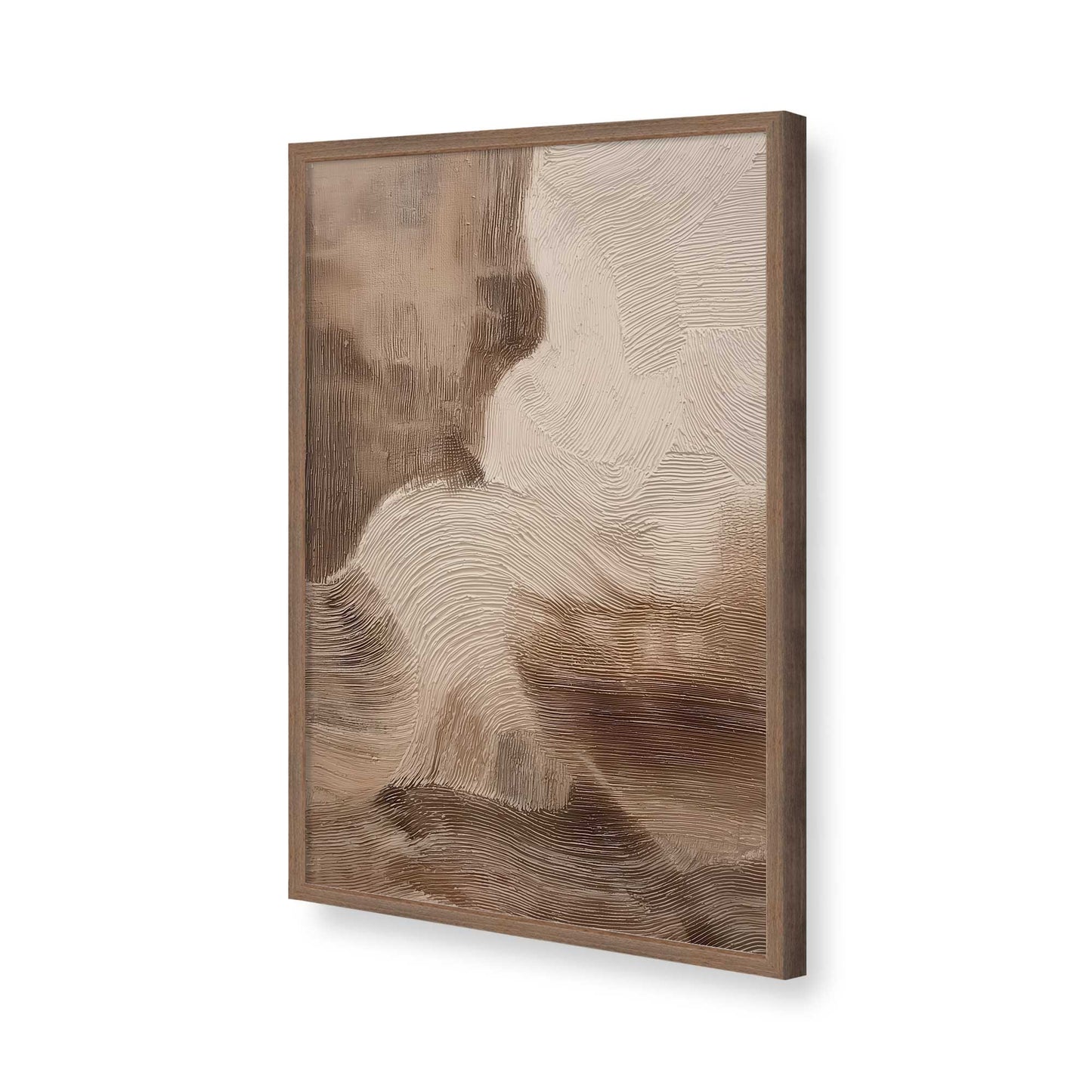 [Color:Walnut], Picture of art in a Walnut frame of the corner