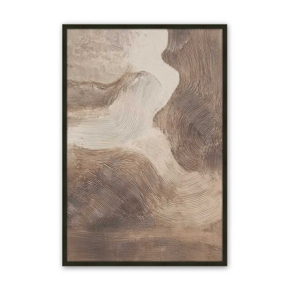 [Color:Satin Black], Picture of art in a Satin Black frame