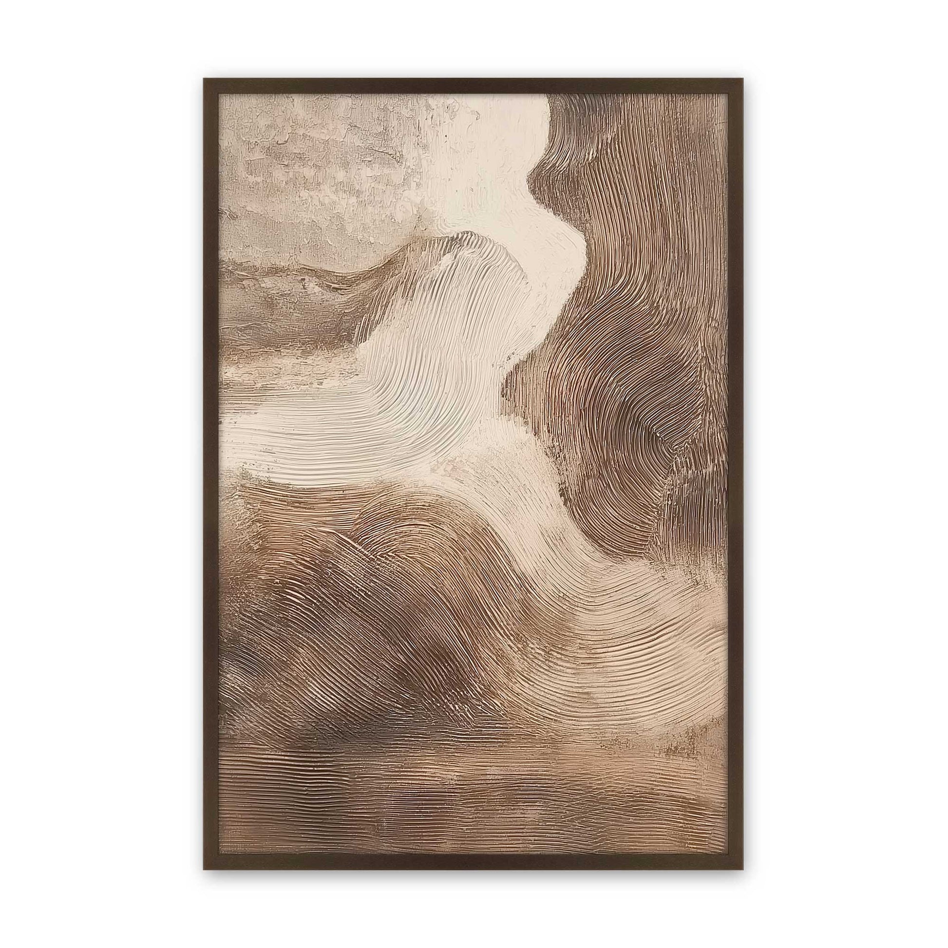 [Color:Belvinder Brown], Picture of art in a Belvinder Brown frame