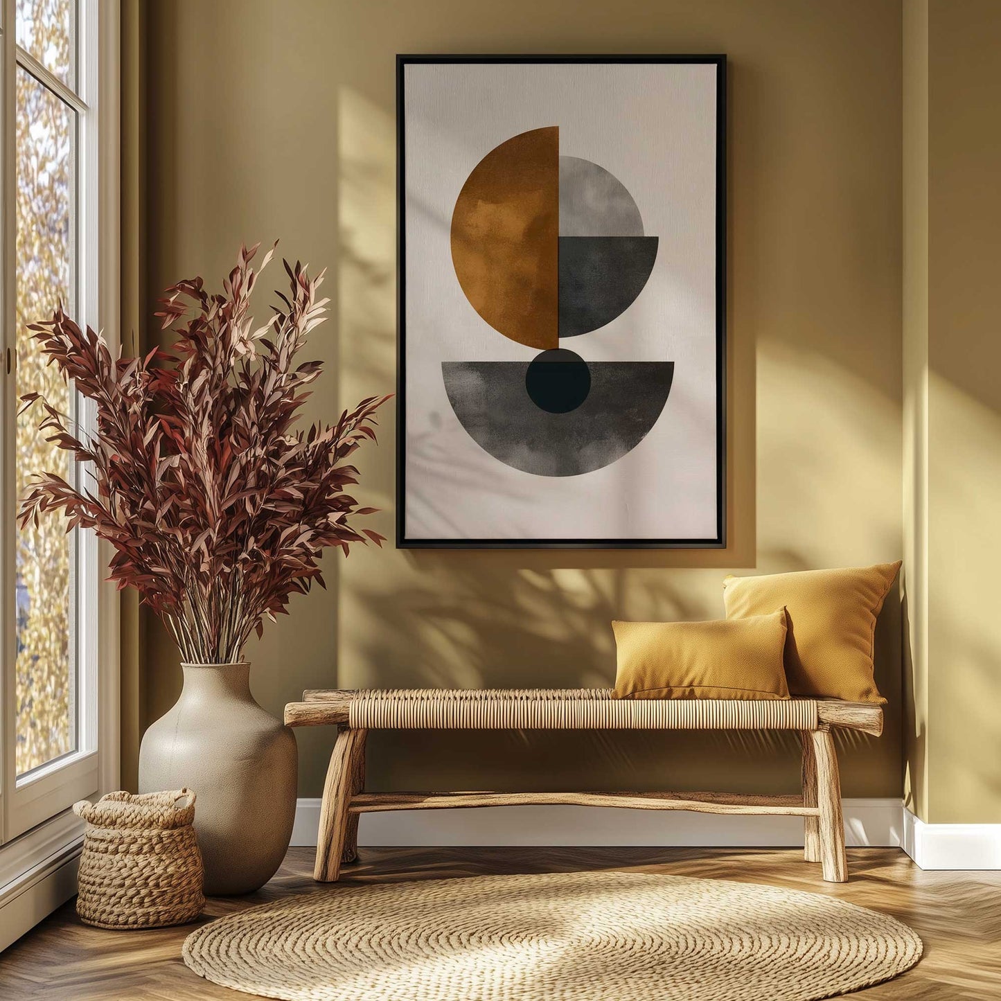 Picture of art in a room
