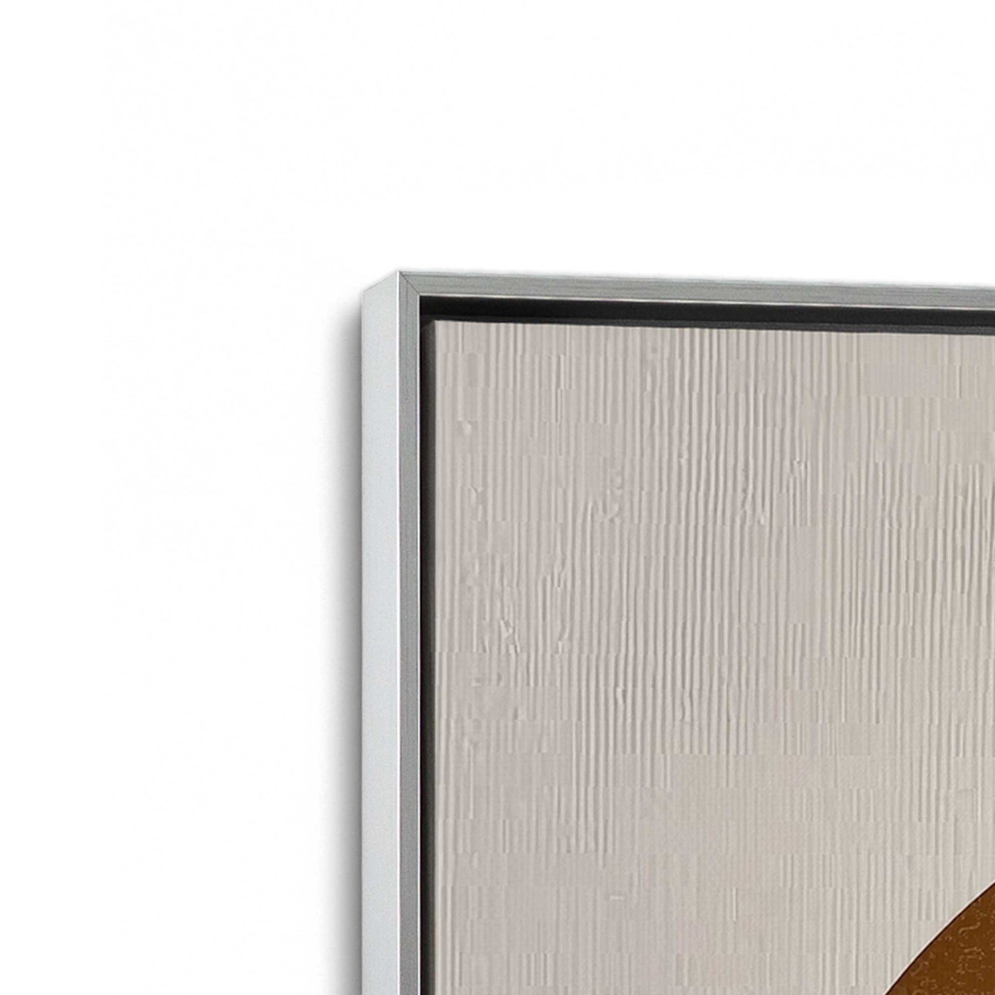 [Color:Polished Chrome], Picture of art in a Polished Chrome frame at an angle