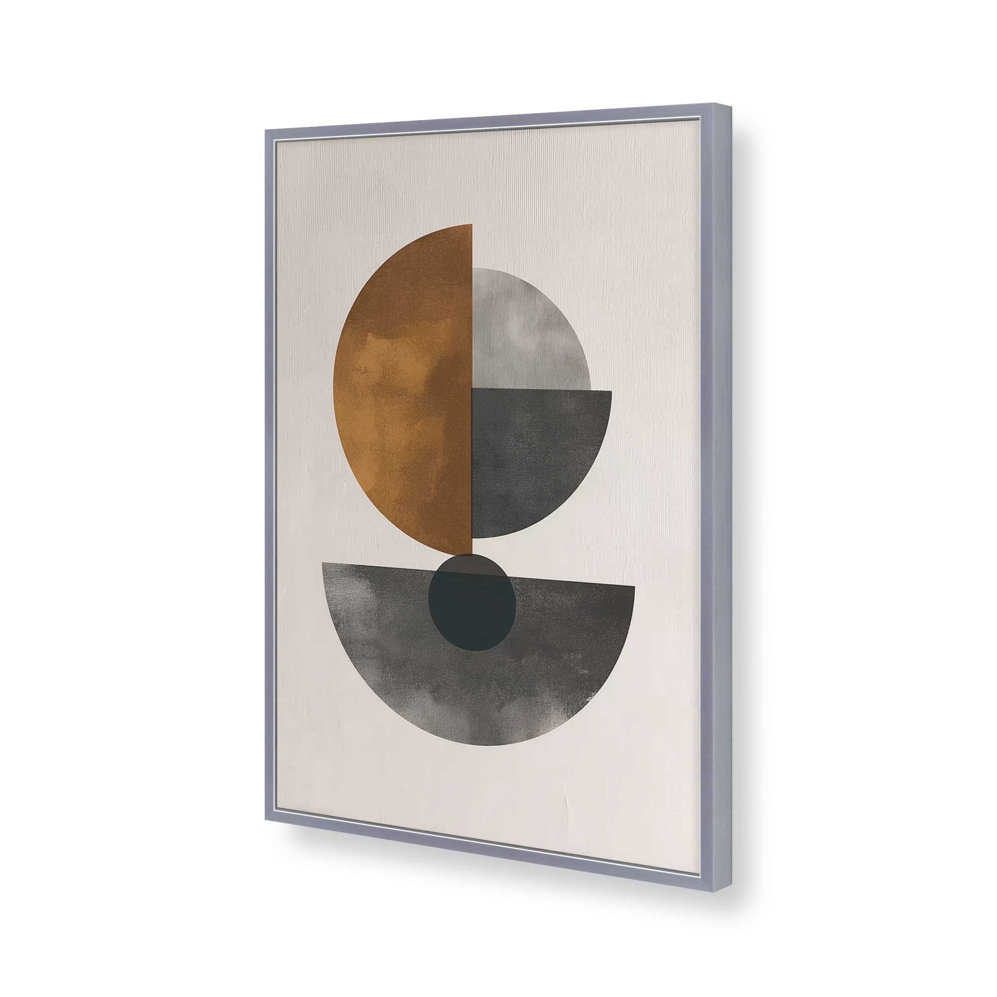 [Color:Polished Chrome], Picture of art in a Polished Chrome frame of the corner