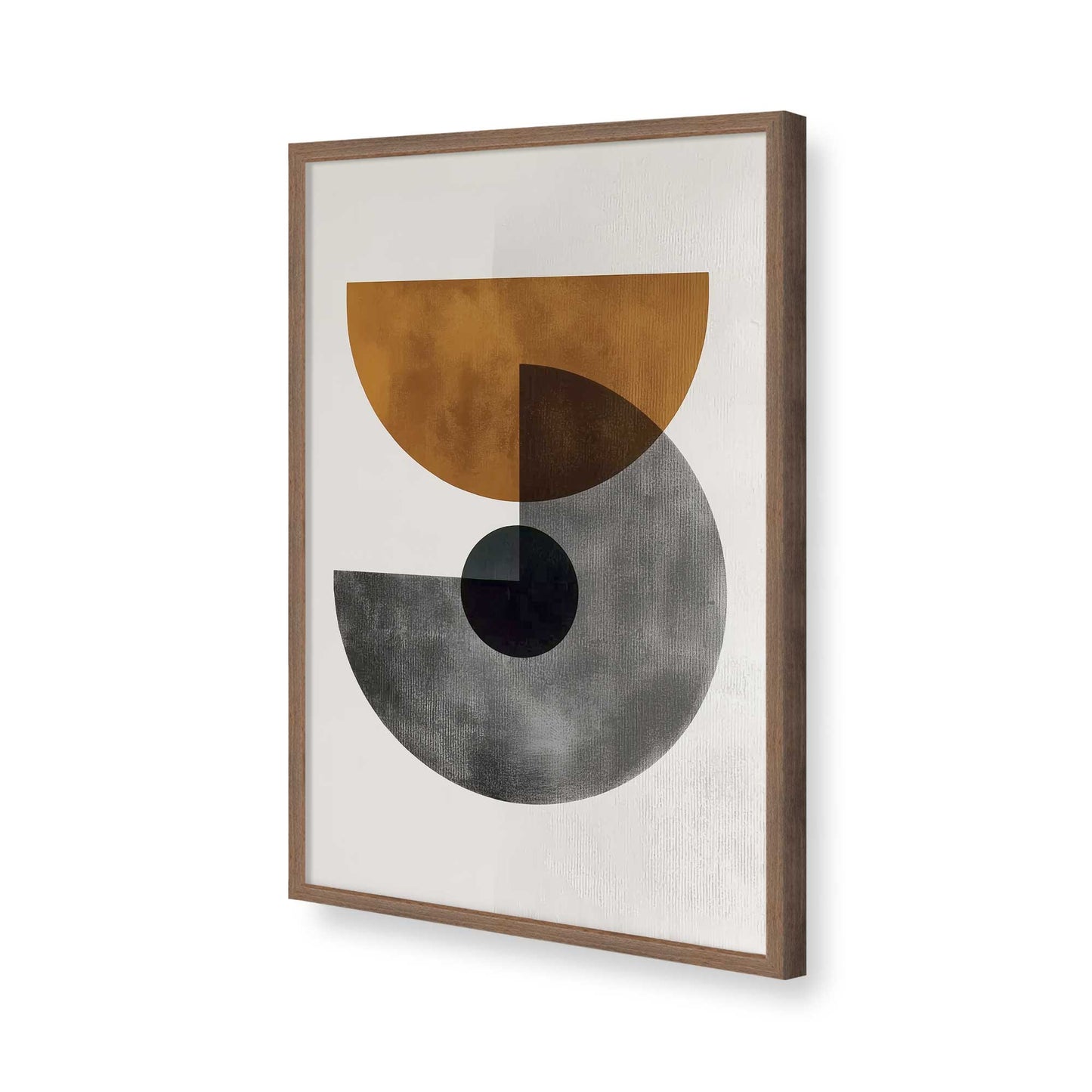 [Color:Walnut], Picture of art in a Walnut frame of the corner