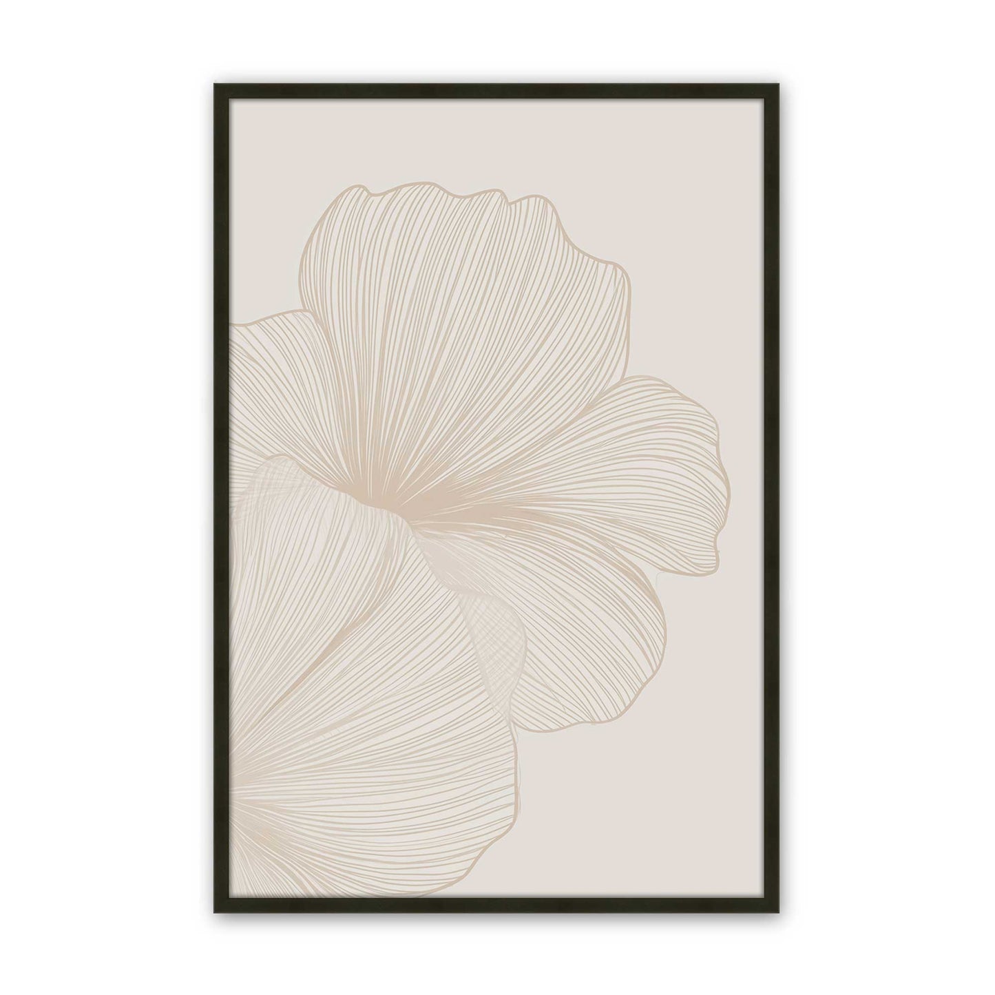[Color:Satin Black], Picture of art in a Satin Black frame