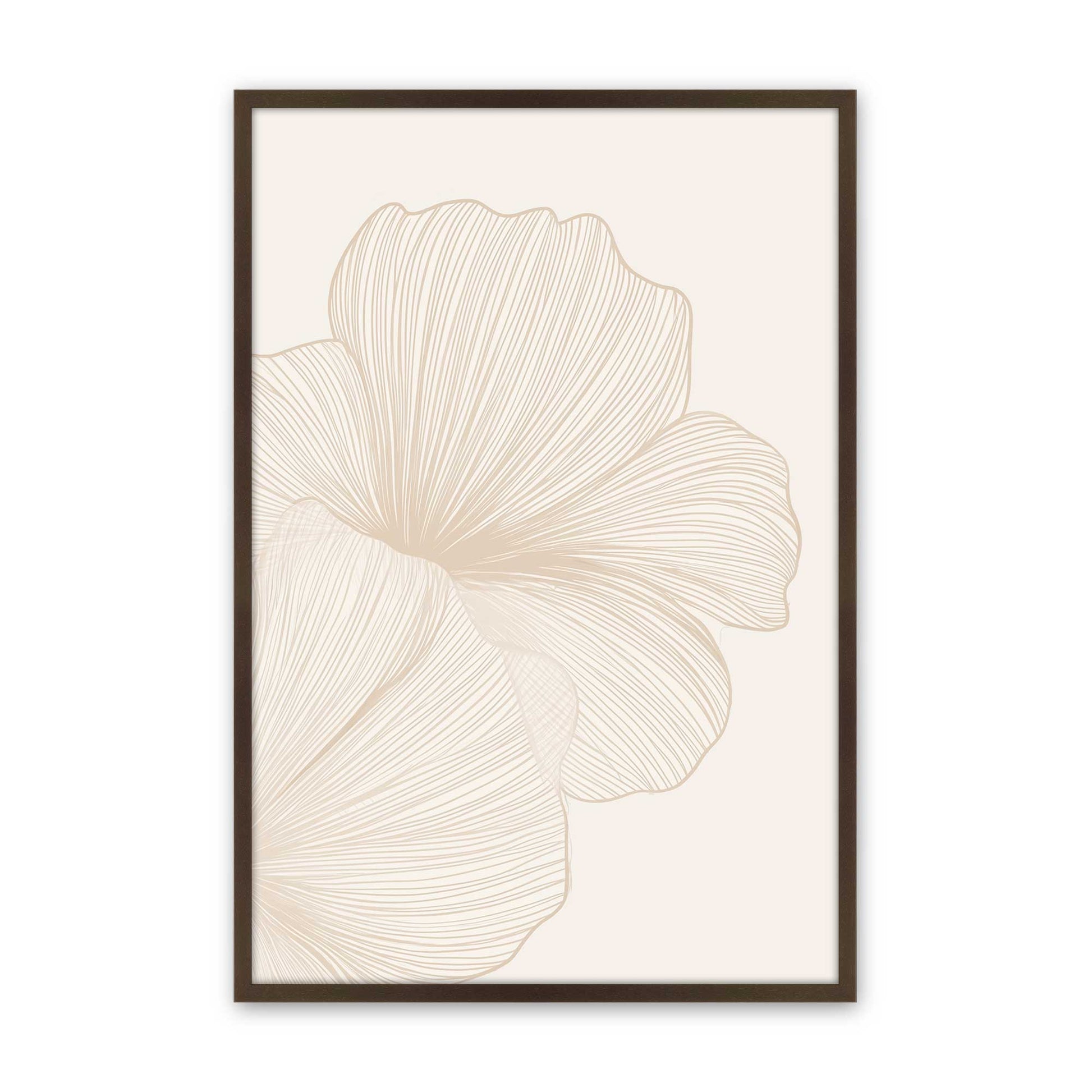 [Color:Brown], Picture of art in a Brown frame