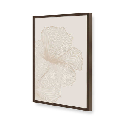 [Color:Brown], Picture of art in a Brown frame of the corner
