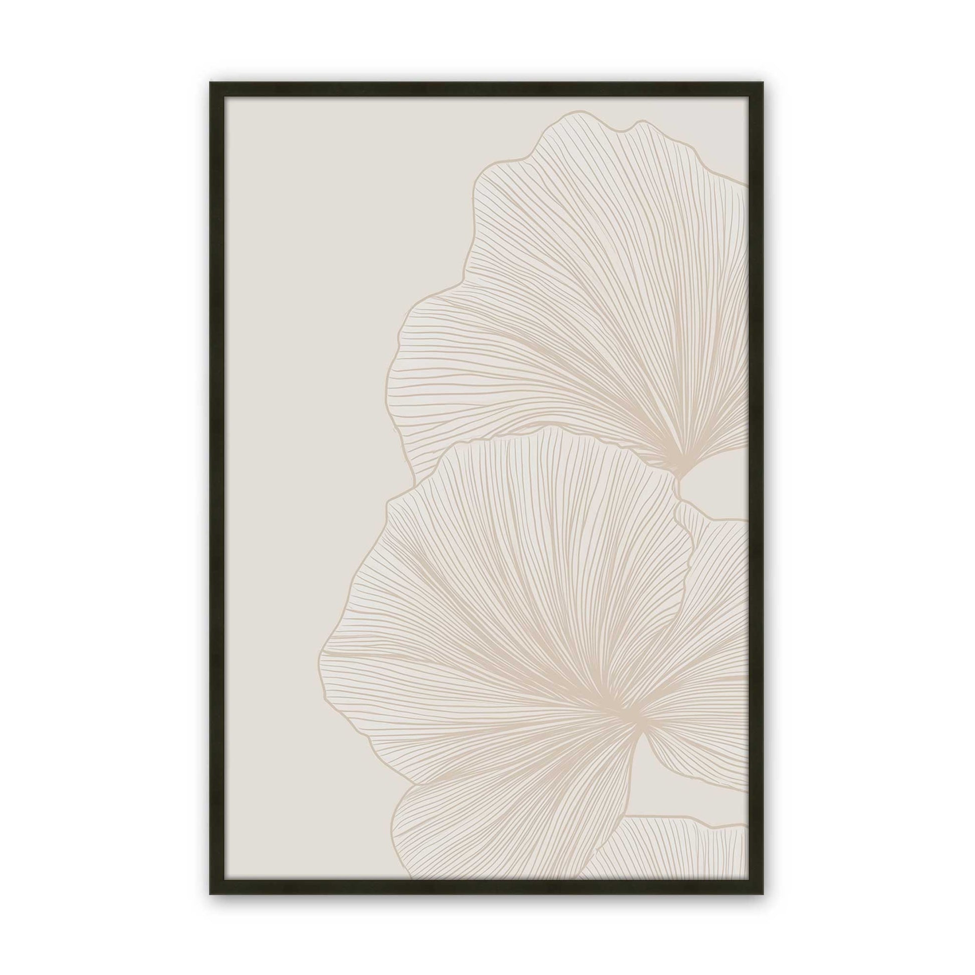 [Color:Satin Black], Picture of art in a Satin Black frame