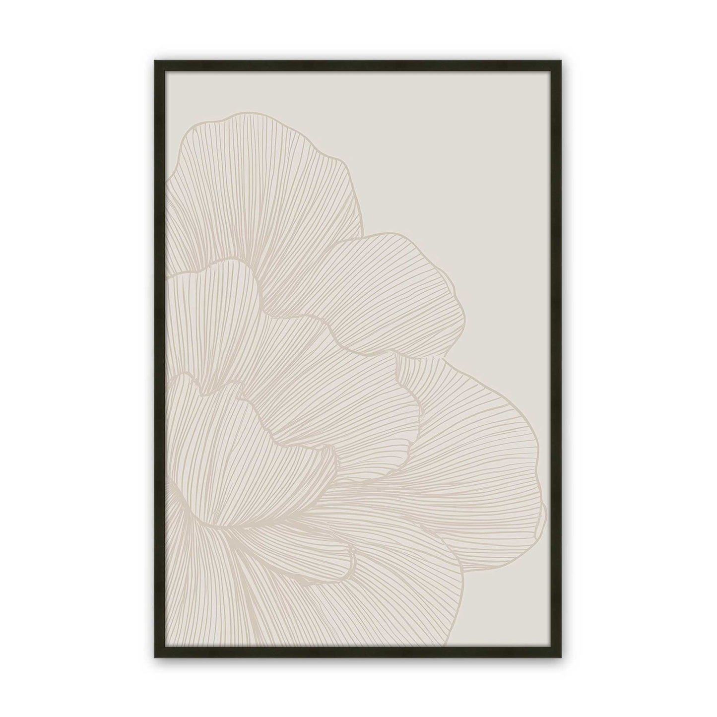 [Color:Satin Black], Picture of art in a Satin Black frame