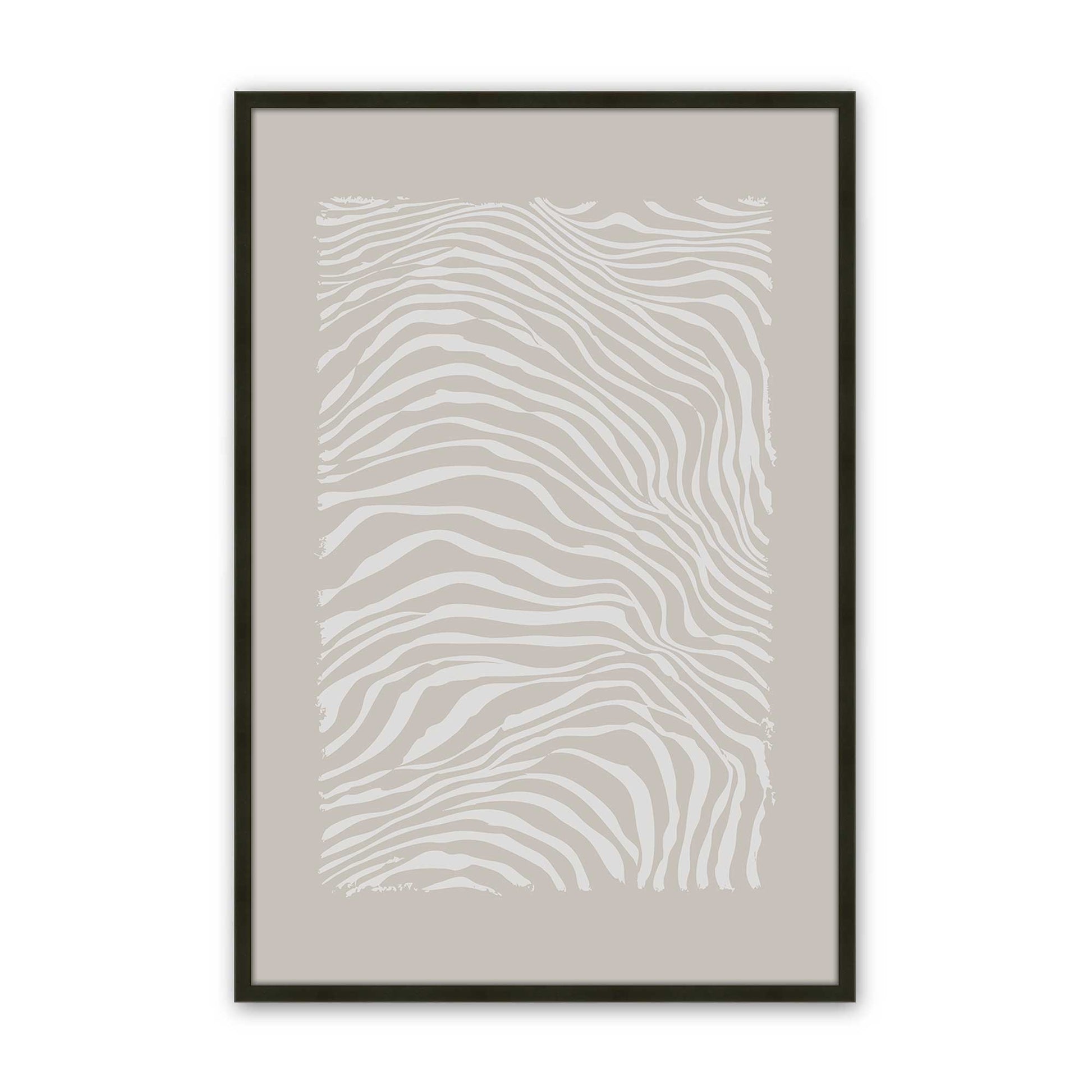 [Color:Satin Black], Picture of art in a Satin Black frame