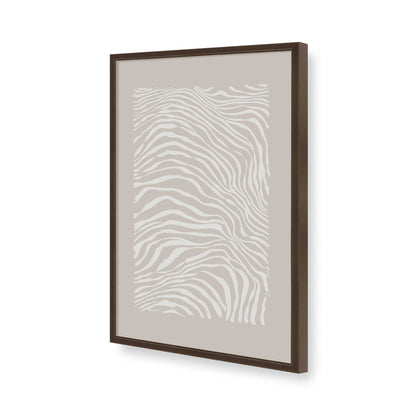 [Color:Brown], Picture of art in a Brown frame of the corner